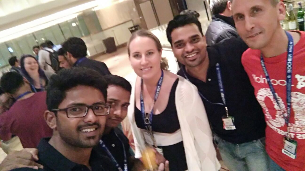 Techjoomla guys with Sarah and Hagen