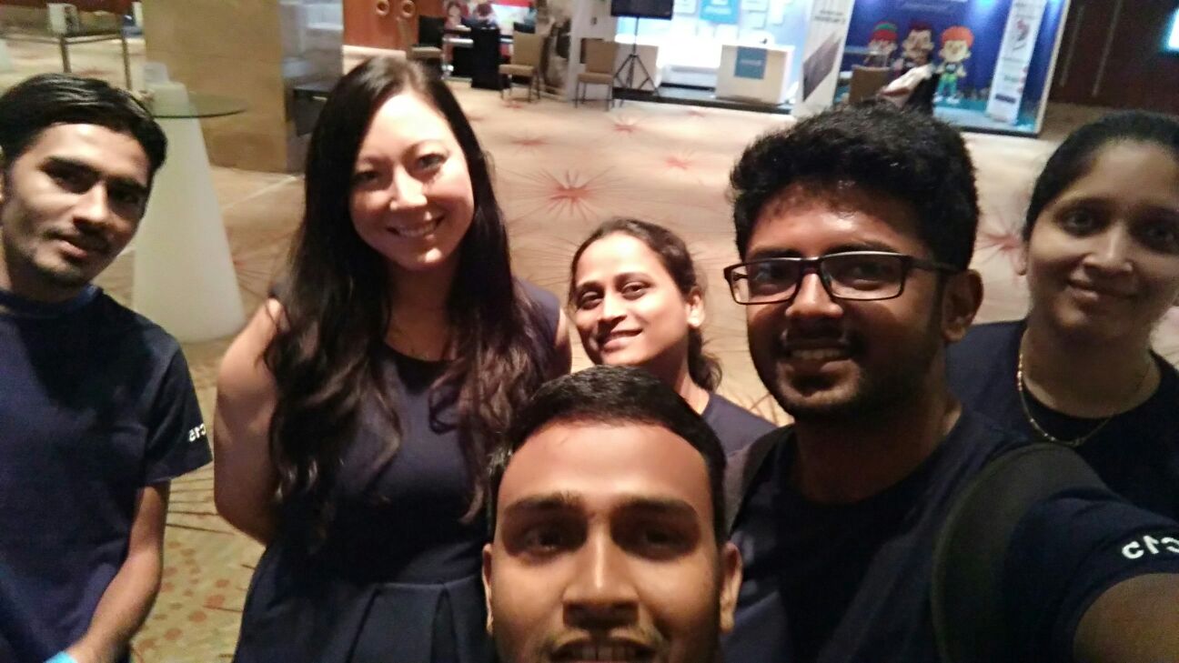 Techjoomla guys with Tessa