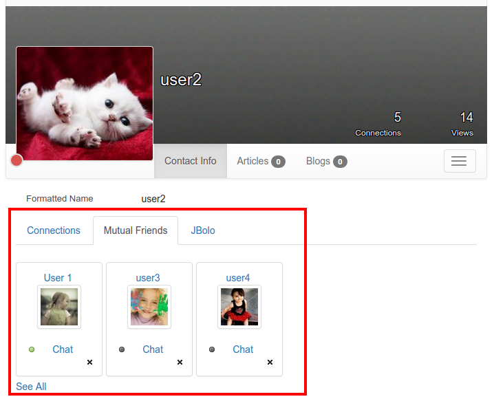 CB mutualfriends output