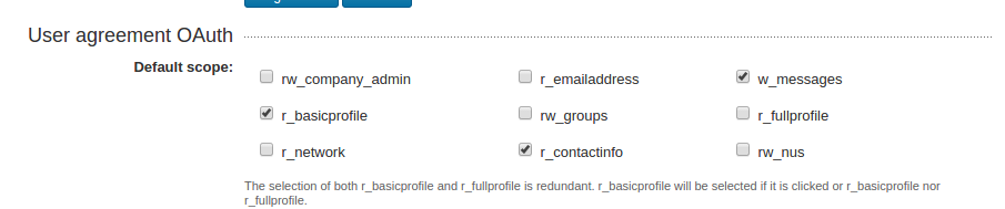 Inv linkedIn UserOauth