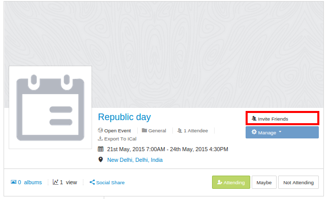 easysocial event page