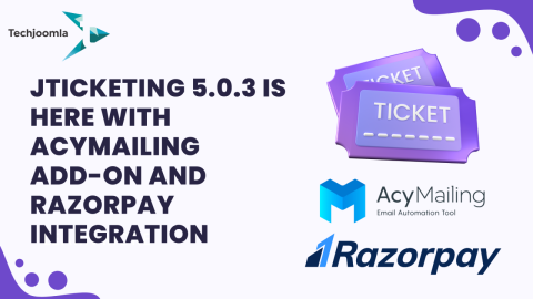 JTicketing 5.0.3 is here with AcyMailing Add-On