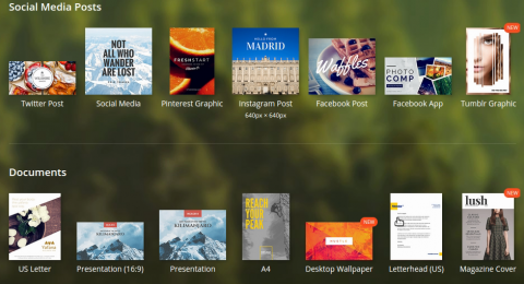 Canva v1.1 adds support 30+ new design types