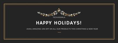 Techjoomla wishes you Merry Christmas and Happy New year with a Discount!