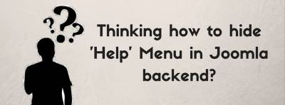 How to hide Help Menu in Joomla backend?