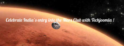 Nothing Mars the ISRO mission. Techjoomla joins in the celebrations with a 15% store wide discount !