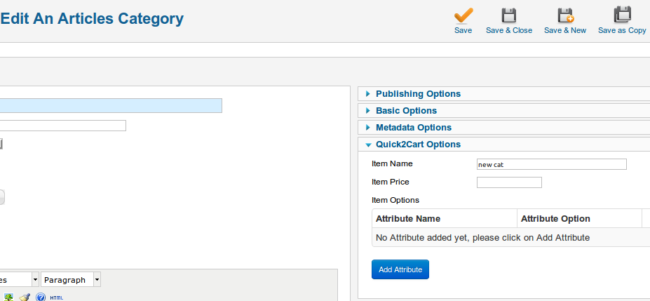Techjoomla Patch/Hack to Joomla 2.5 to add custom fields to Joomla Categories in Joomla 2.5