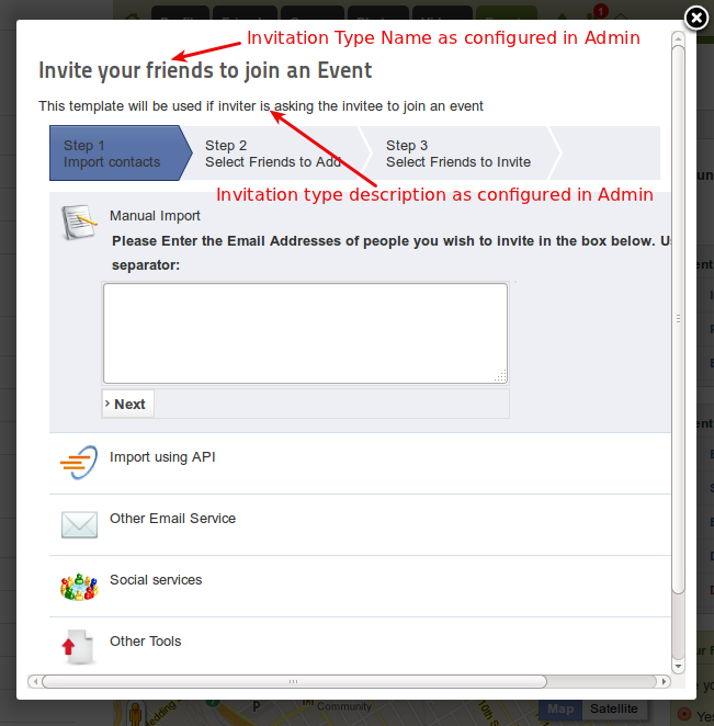 Invitex Anywhere Popup - Events
