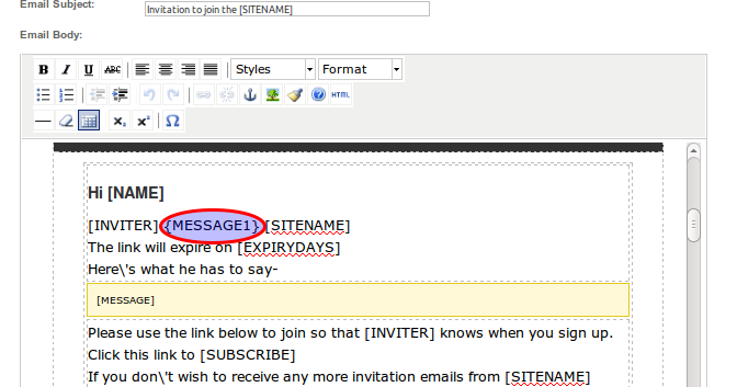 template with lang constant