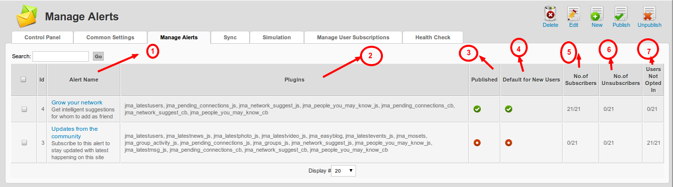 Manage Alerts - Overview Manage Alerts - Overview
