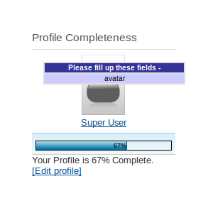 incomplete profile 25